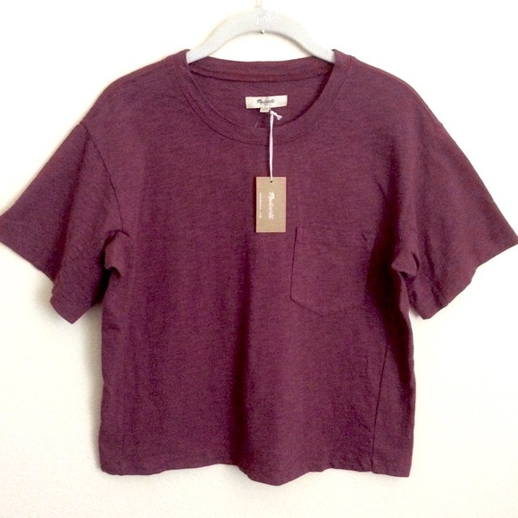 NWT Madewell Garment-Dyed Relaxed Fit Top Sz S - Picture 1 of 10